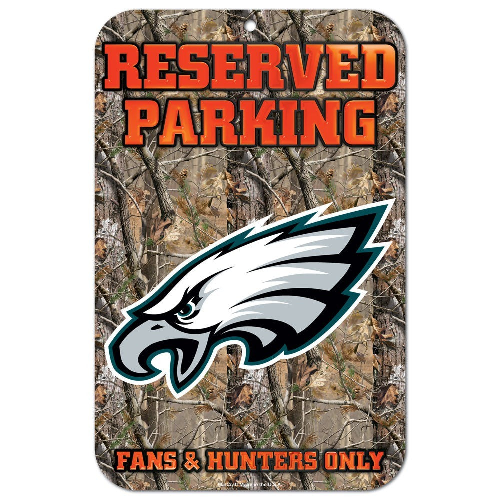 Philadelphia Eagles Realtree Reserved Parking Sign