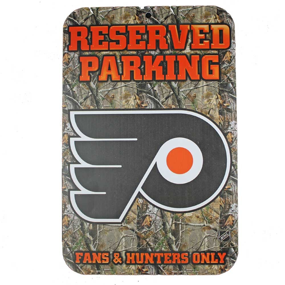 Philadelphia Flyers Realtree Reserved Parking Sign