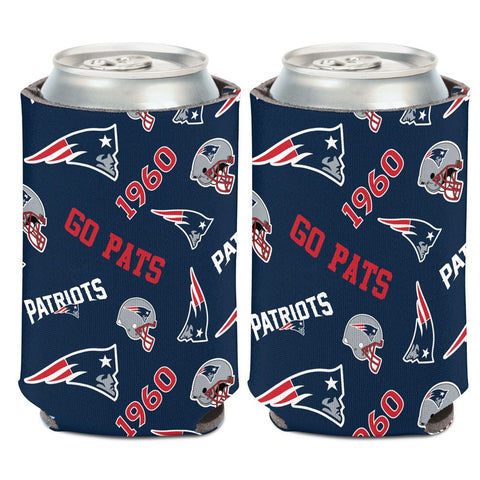 New England Patriots Scatter Can Cooler
