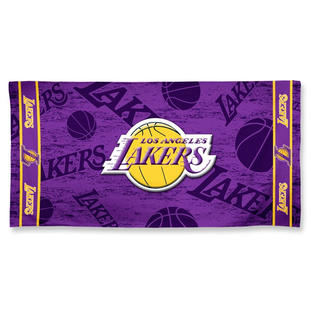 Los Angeles Lakers Shadow Logo Beach Towel