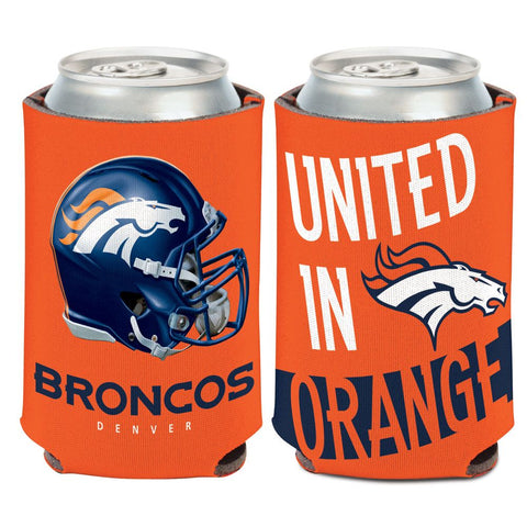 Denver Broncos Slogan Can Cooler