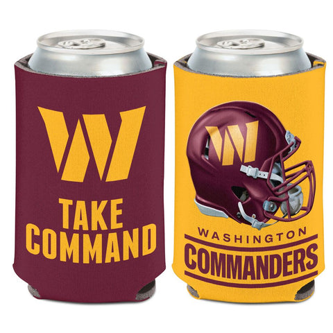 Washington Commanders Slogan Can Cooler