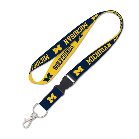 Michigan Wolverines Two Tone Lanyard
