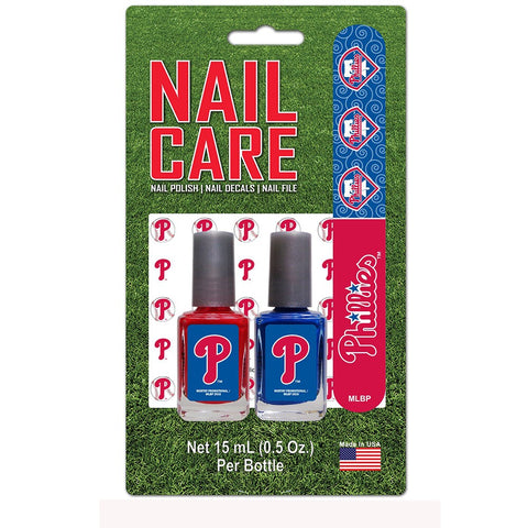 Philadelphia Phillies 4pk Nail Care Set