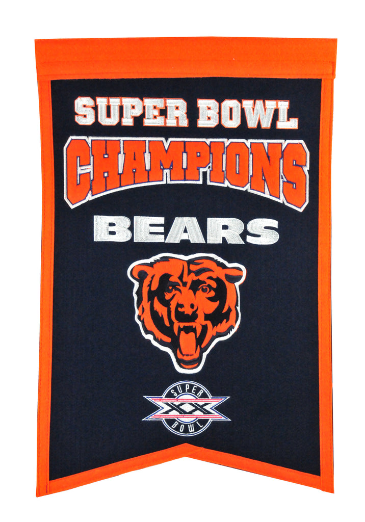 Chicago Bears Champions Banner