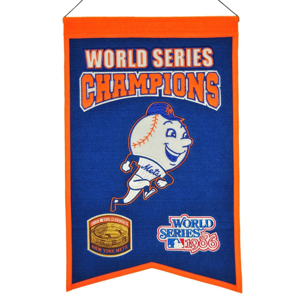 New York Mets World Series Champions Banner