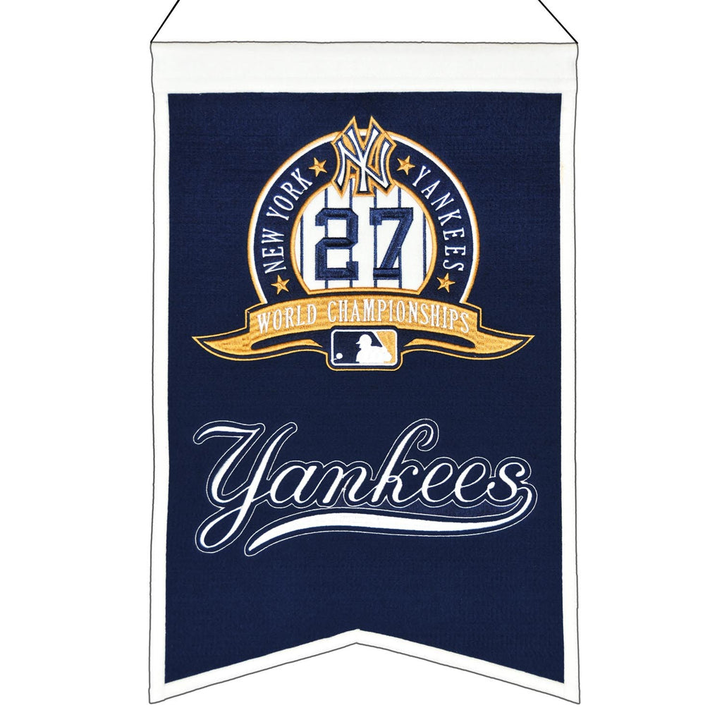 New York Yankees 27-Time World Series Champions Banner
