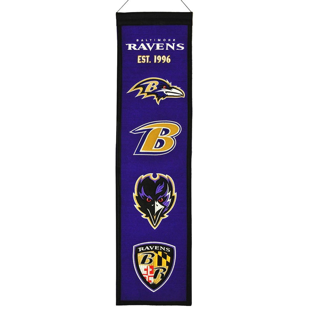 Baltimore Ravens Heritage Banner