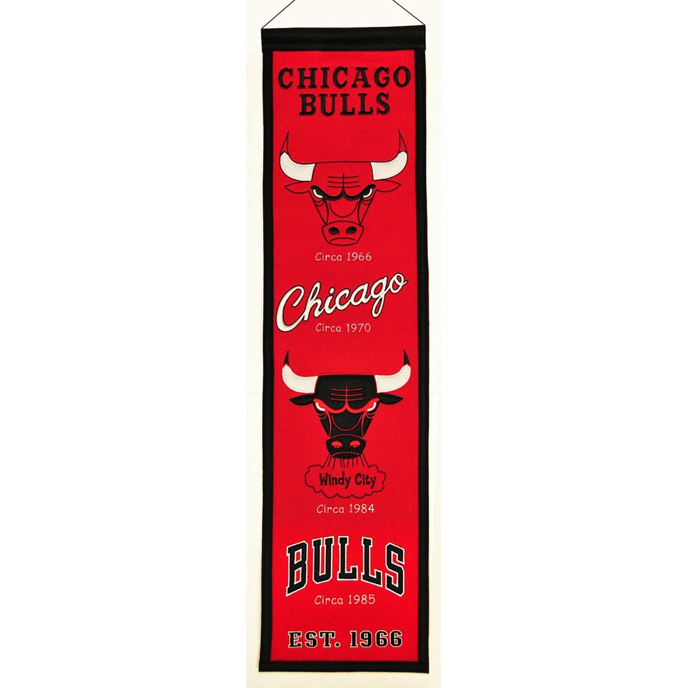Chicago Bulls Heritage Banner
