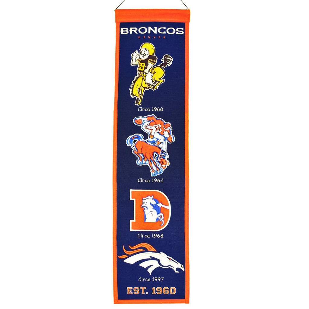 Denver Broncos Heritage Banner