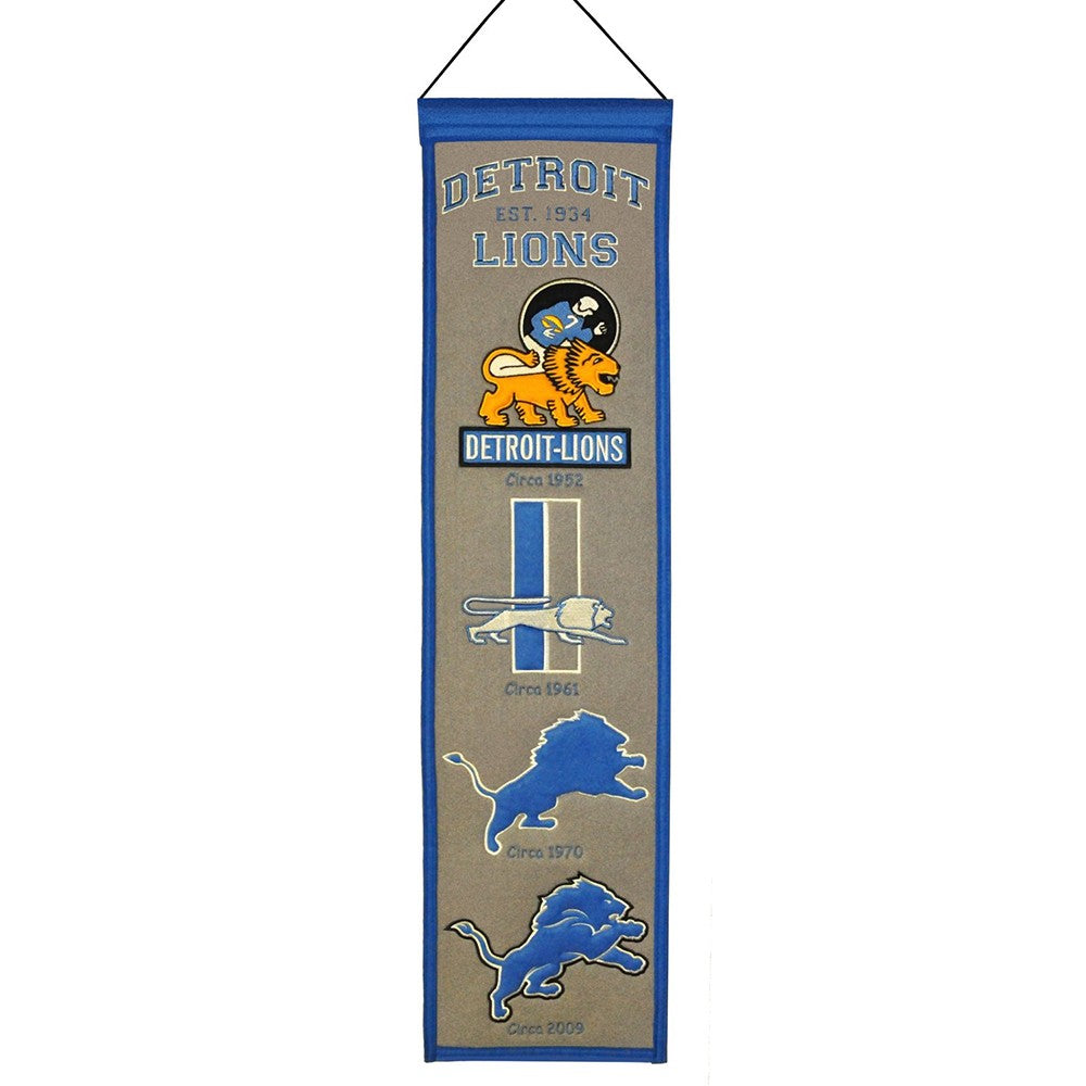 Detroit Lions Heritage Banner