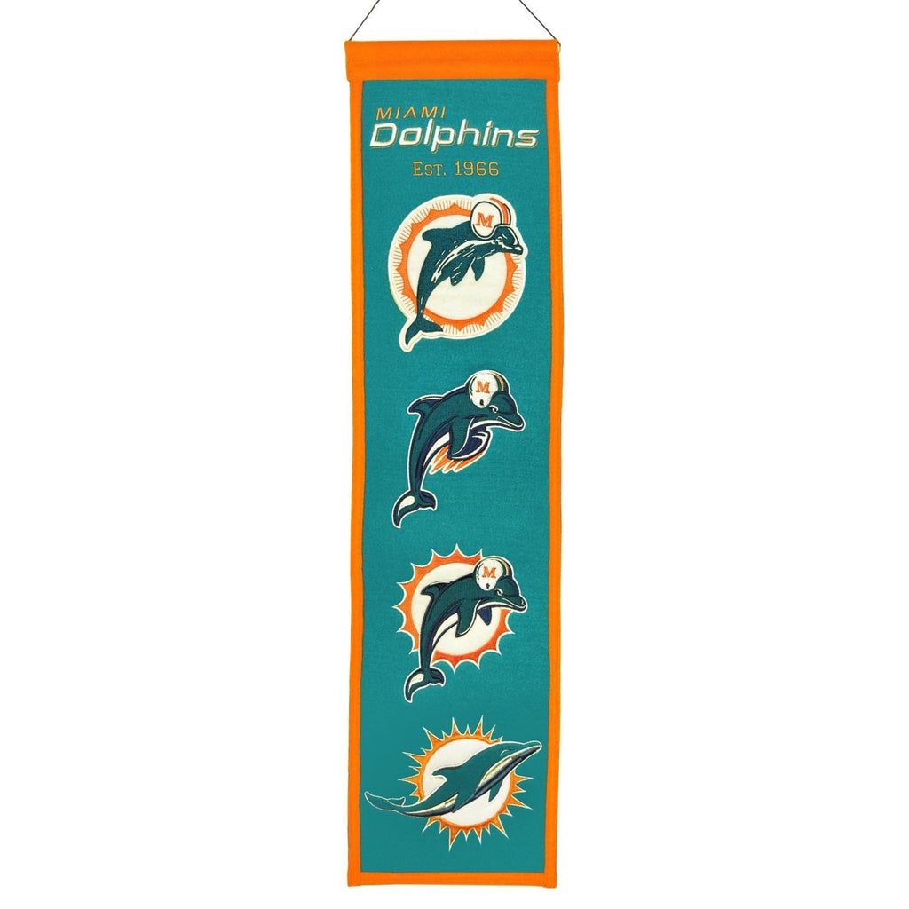 Miami Dolphins Heritage Banner