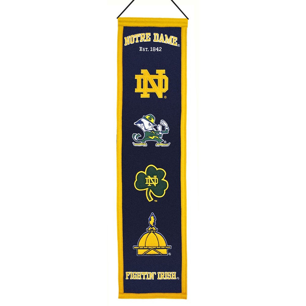 Notre Dame Fighting Irish Heritage Banner
