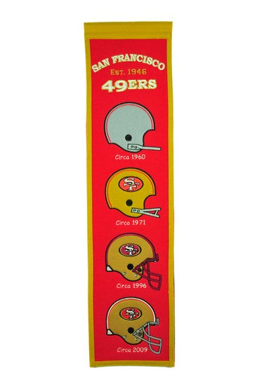 San Francisco 49ers Heritage Banner