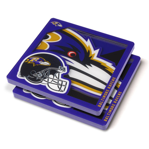 Baltimore Ravens 3D Logo Series Coasters