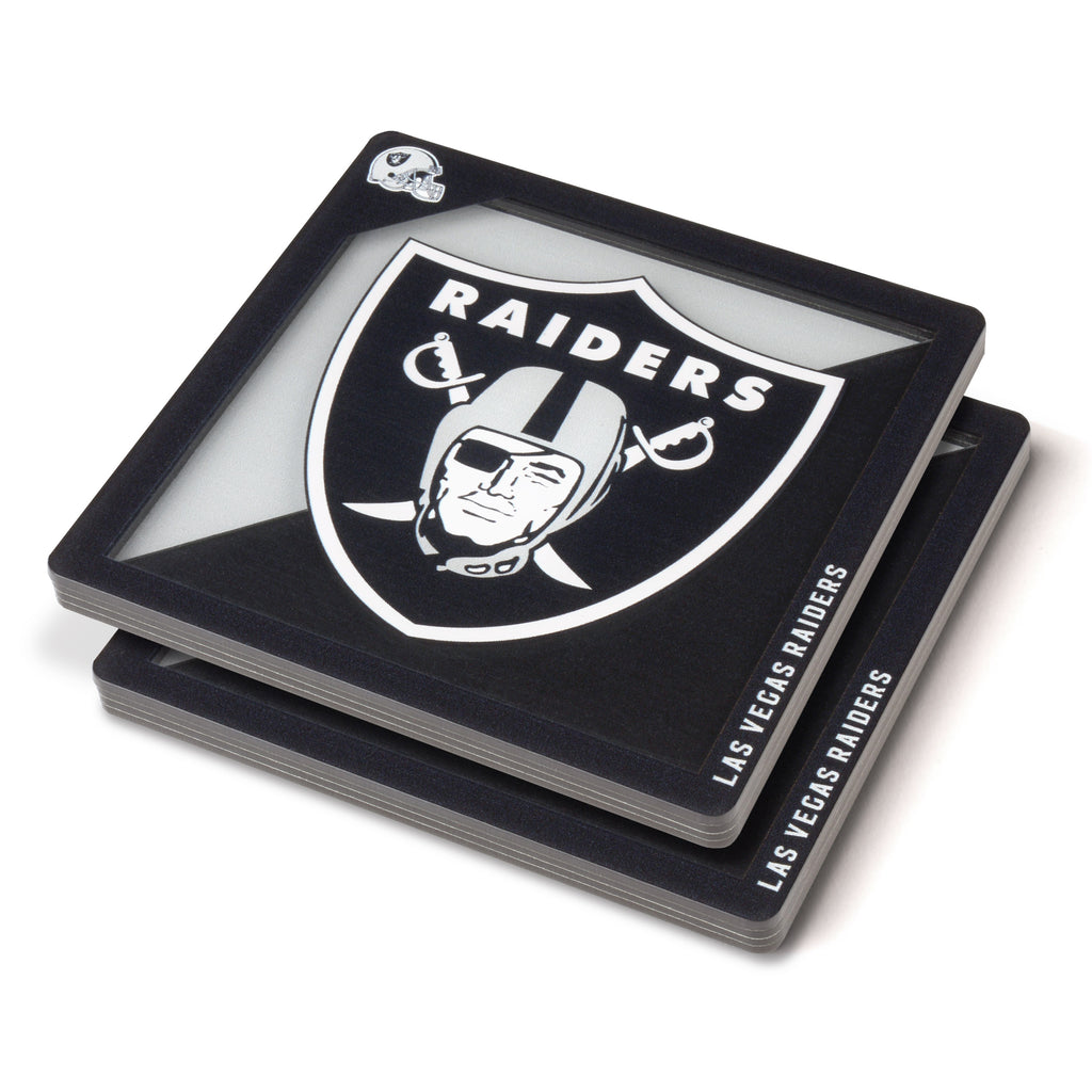 Las Vegas Raiders 3D Logo Series Coasters