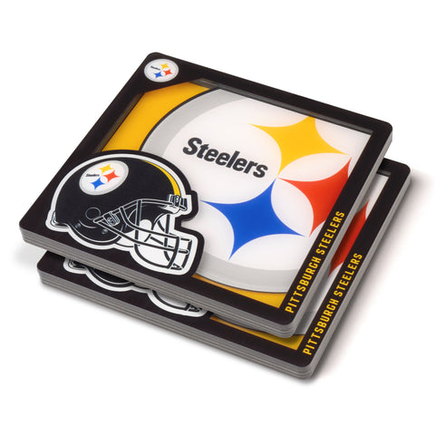 Pittsburgh Steelers 3D Logo Series Coasters