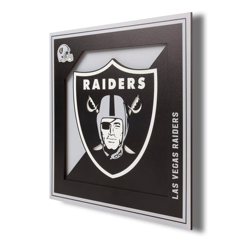 Las Vegas Raiders 12" x 12" 3D Logo Wall Art