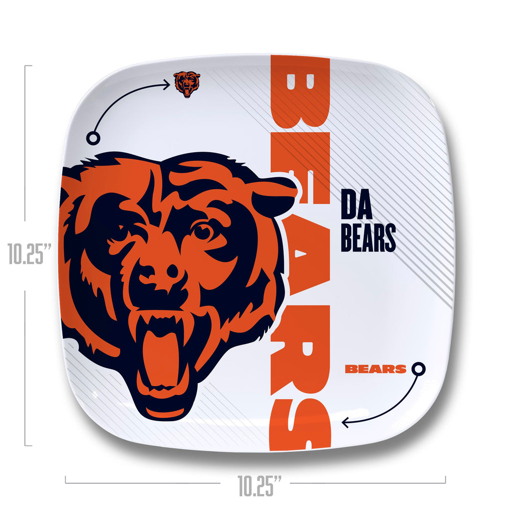 Chicago Bears Large Party Plate