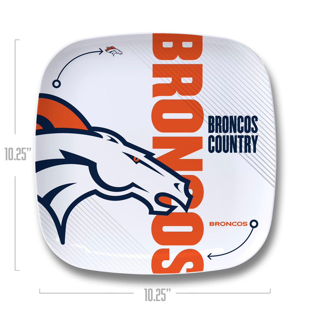 Denver Broncos Large Party Plate