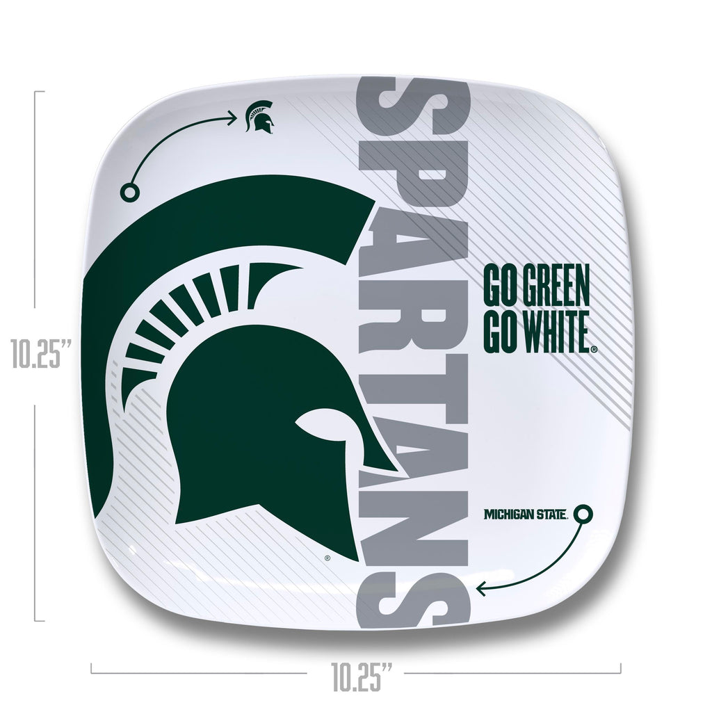 Michigan State Spartans Large Party Plate