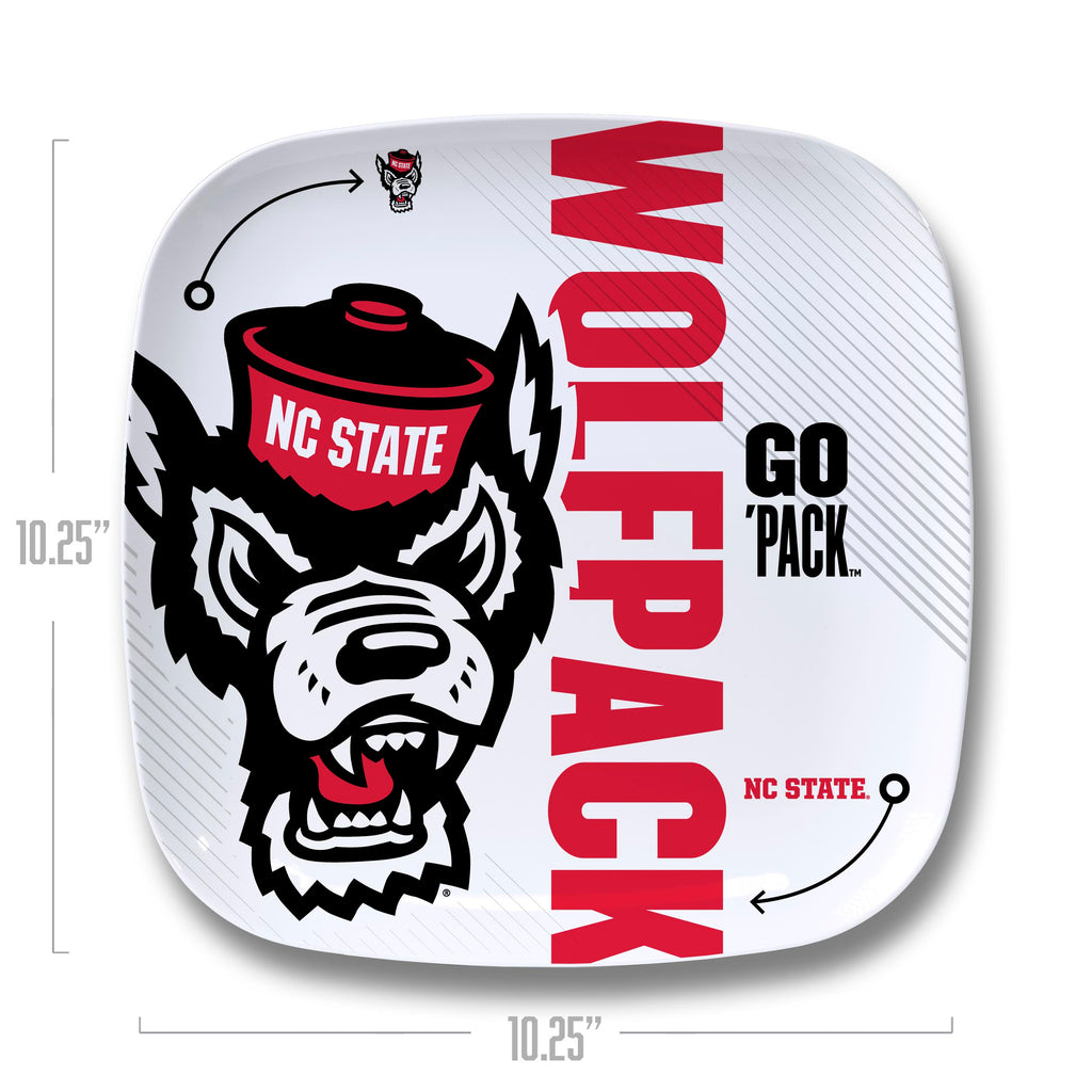 NC State Wolfpack Large Party Plate