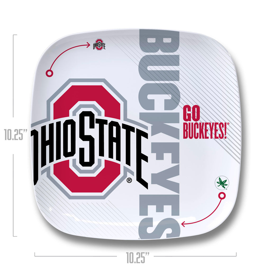 Ohio State Buckeyes Large Party Plate