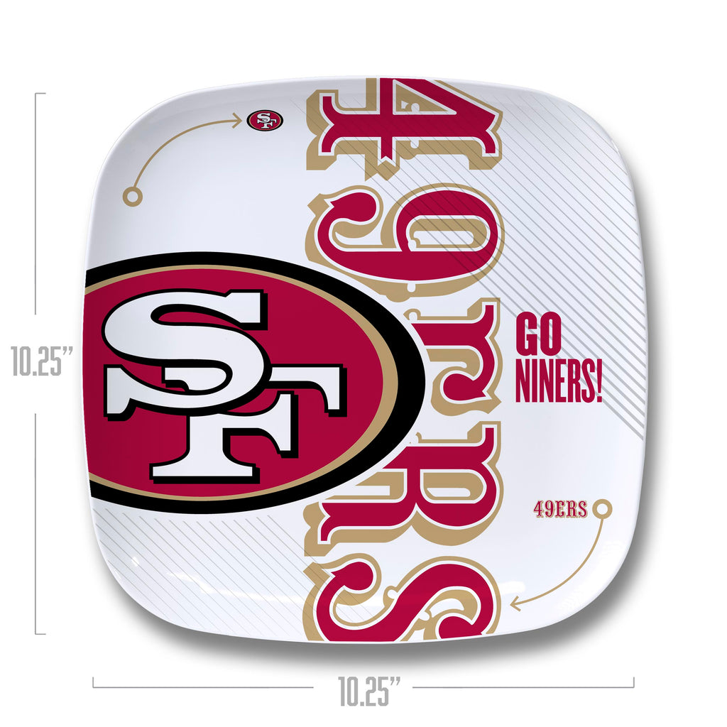 San Francisco 49ers Large Party Plate