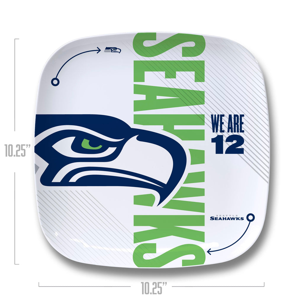 Seattle Seahawks Large Party Plate