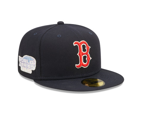 Blue and pink Boston cap - Side Patch 5950 Boston Red Sox sky pink