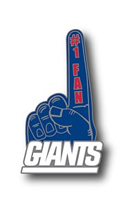 New York Giants #1 Fan Lapel Pin