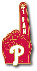 Philadelphia Phillies #1 Fan Lapel Pin