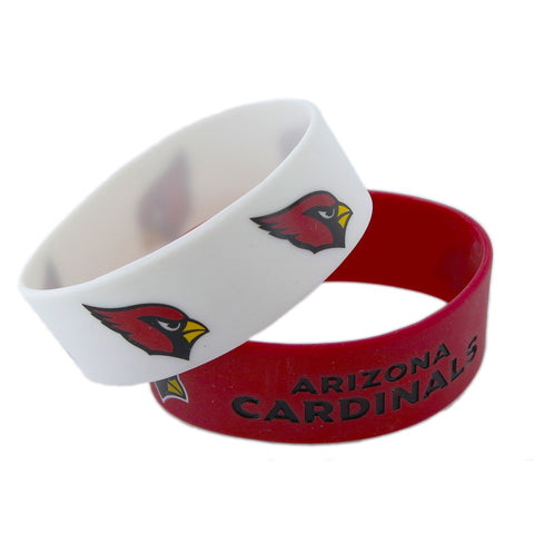Arizona Cardinals Two Pack Wide Bracelets