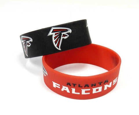 Atlanta Falcons Two Pack Wide Bracelets