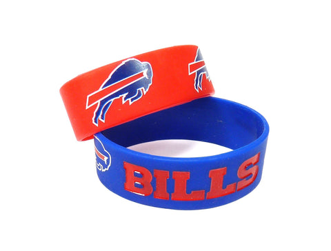 Buffalo Bills Two Pack Wide Bracelets