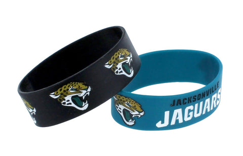Jacksonville Jaguars Two Pack Wide Bracelets