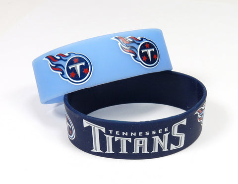 Tennessee Titans Two Pack Wide Bracelets