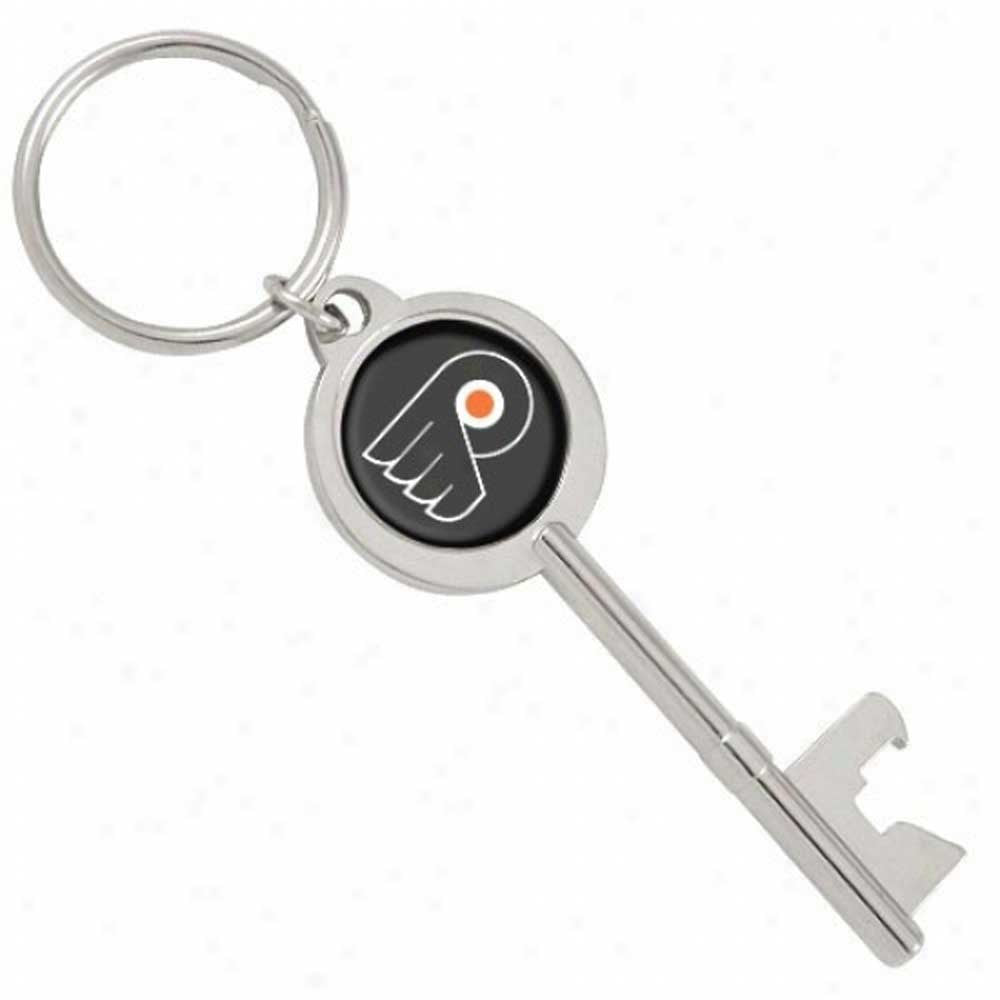 Philadelphia Flyers Key Shaped Bottle Opener Key Chain