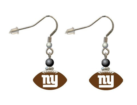 New York Giants Football Earrings