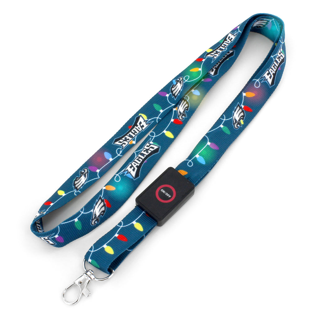 Philadelphia Eagles Holiday Light Up Lanyard