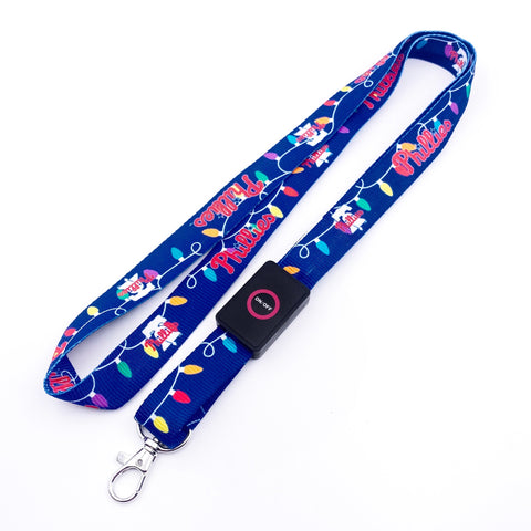 Philadelphia Phillies Holiday Light Up Lanyard