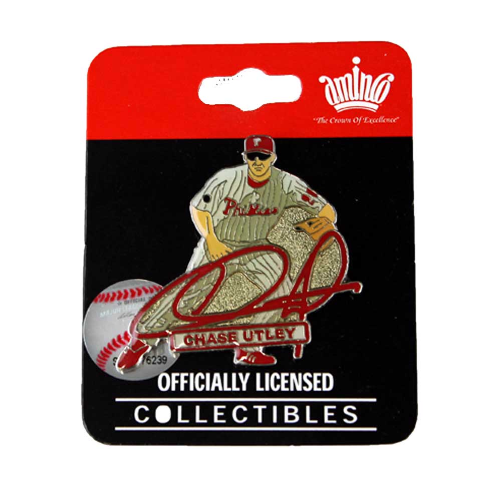 Philadelphia Phillies Chase Utley Lapel Pin
