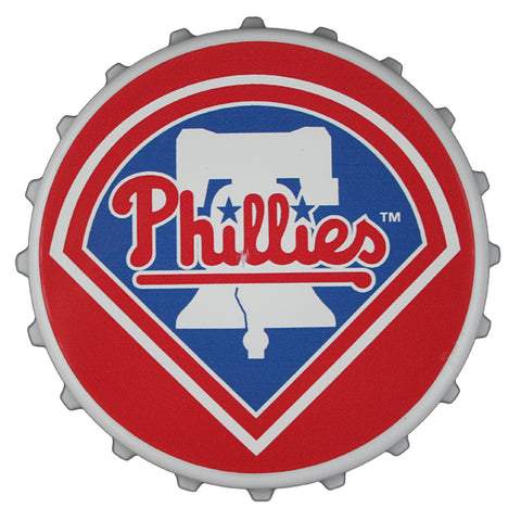 Philadelphia Phillies "Diamond Logo" Bottle Cap Shaped Magnetic Bottle Opener