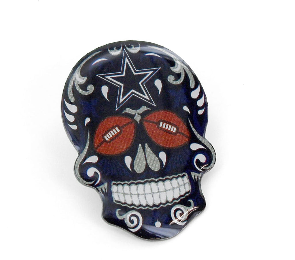 Dallas Cowboys Sugar Skull Lapel Pin
