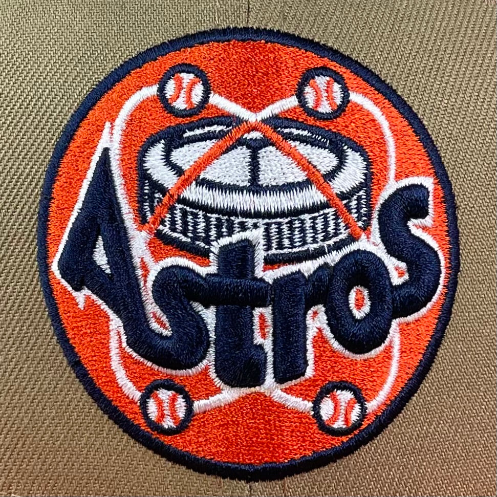 59FIFTY Houston Astros Khaki/Orange/Gray 50th Anniversary Patch