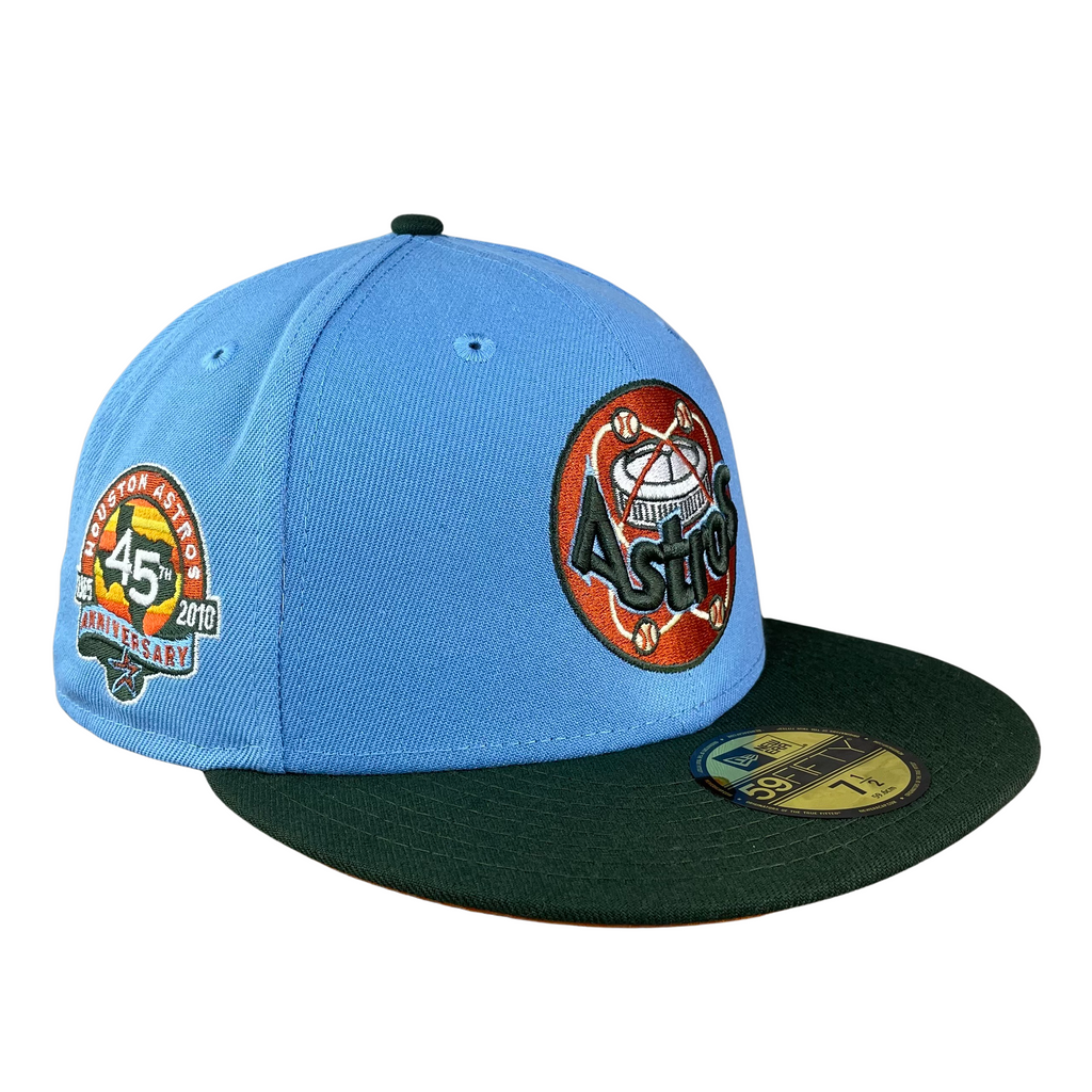59FIFTY Houston Astros Sky Blue/Green/Orange 45th Anniversary Patch