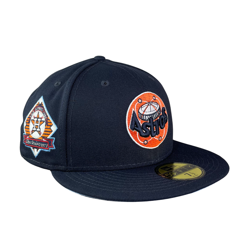 New Era 59FIFTY Houston Astros Local Fitted Hat Dark Navy