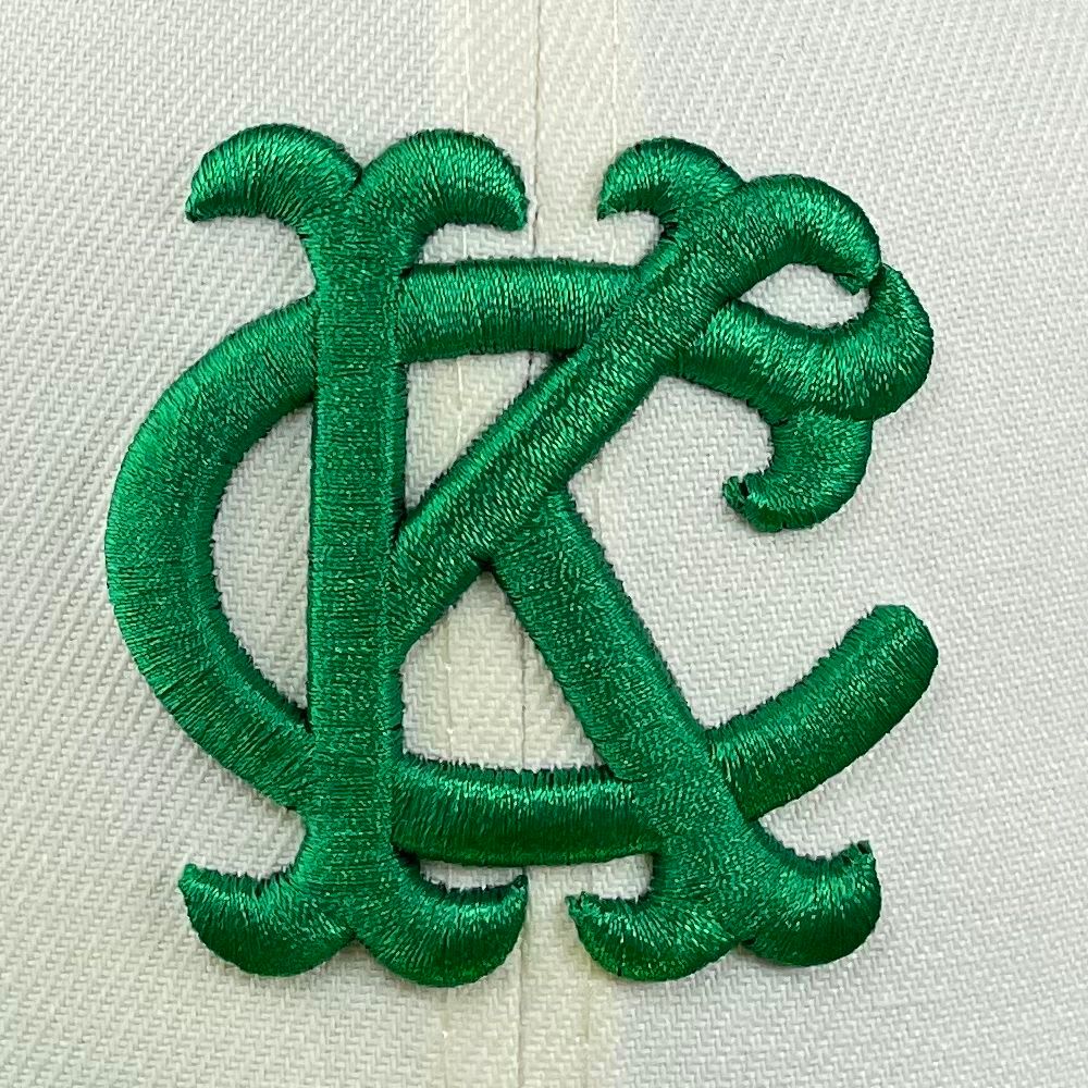 59FIFTY Kansas City Athletics Cream/Green/Yellow Stomper Elephant Patch