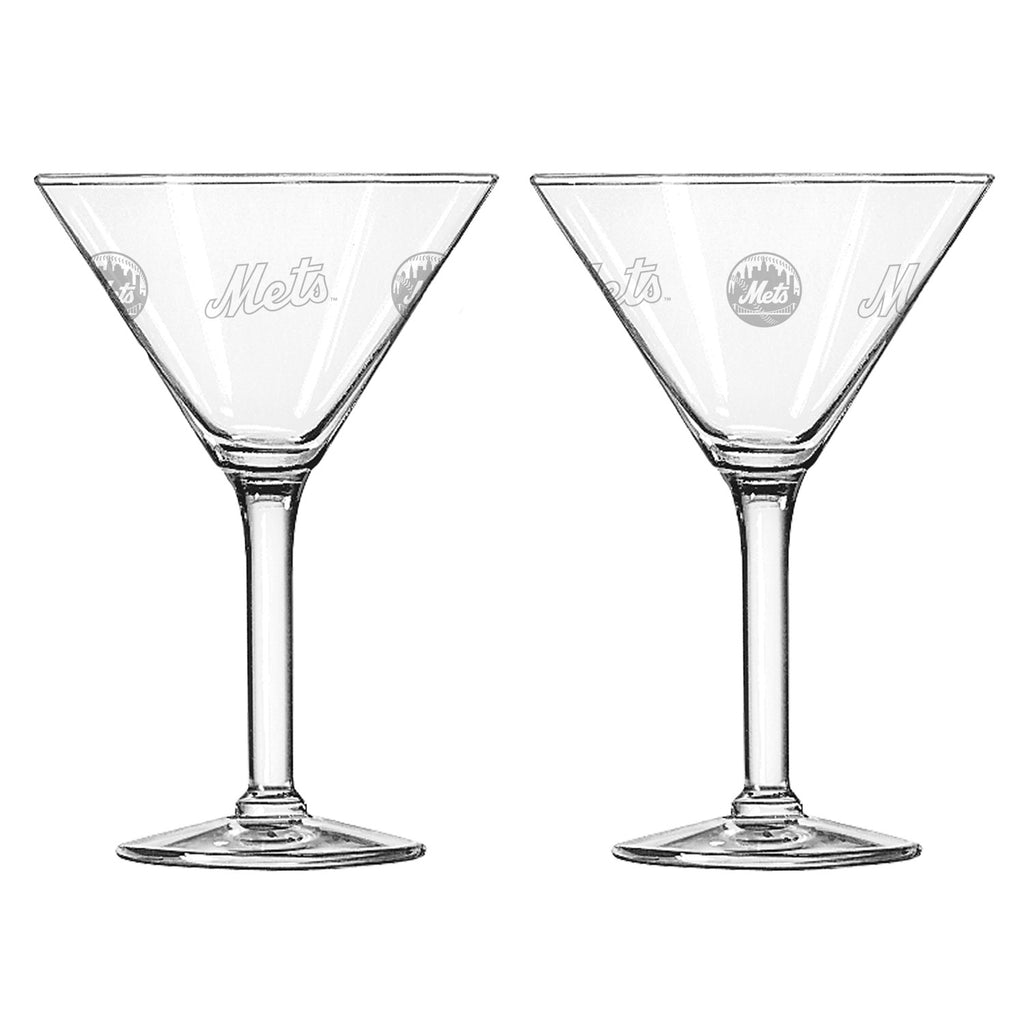 New York Mets 10oz. Martini Glass