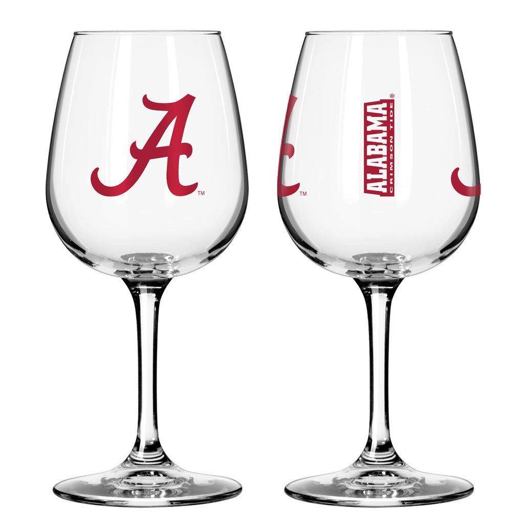 Alabama Crimson Tide 12oz. Gameday Wine Glass